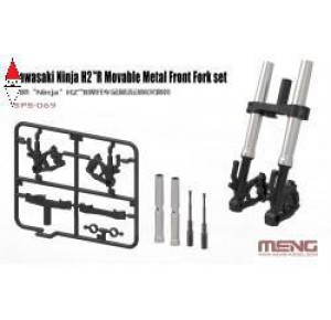 , , , MENG 1/9 KAWASAKI NINJA H2(TM)R MOVABLE METAL FRONT FORK SET