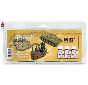 , , , SMALTO MODELLISMO MIG SPECIAL EFFECTS FILTER SET 1
