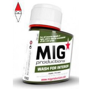 , , , SMALTO MODELLISMO MIG WASH FOR INTERIOR 75ML