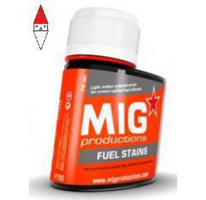 , , , SMALTO MODELLISMO MIG FUEL STAINS 75ML