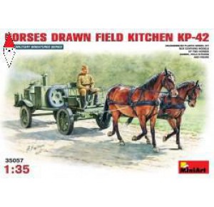 , , , MINI ART 1/35 HORSES DRAWN FIELD KITCHEN KP-42