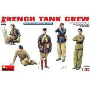 , , , MINI ART 1/35 FRENCH TANK CREW