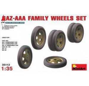 , , , MINI ART 1/35 GAZ-AAA FAMILY WHEELS SET