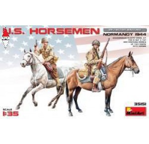 , , , MINI ART 1/35 U.S. HORSEMEN NORMANDY 1944