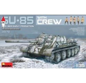 , , , MINI ART 1/35 SU-85 MOD. 1943 (EARLY PRODUCTION) W/CREW