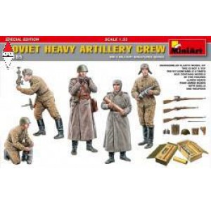 , , , MINI ART 1/35 SOVIET HEAVY ARTILLERY CREW SPECIAL EDITION