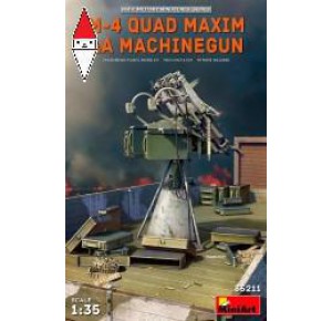 , , , MINI ART 1/35 M-4 QUAD MAXIM AA MACHINEGUN