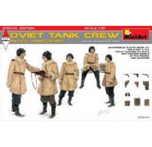 , , , MINI ART 1/35 SOVIET TANK CREW (WINTER UNIFORMS). SPECIAL EDITION
