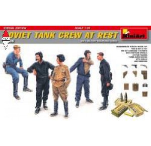 , , , MINI ART 1/35 SOVIET TANK CREW AT REST.SPECIAL EDITION