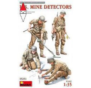 , , , MINI ART 1/35 U.S. MINE DETECTORS
