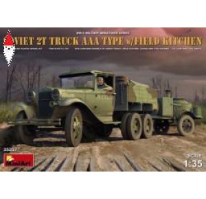 , , , MINI ART 1/35 SOVIET 2 T TRUCK AAA TYPE W/FIELD KITCHEN