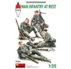 , , , MINI ART 1/35 GERMAN INFANTRY AT REST