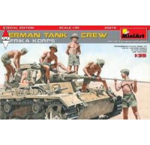 , , , MINI ART 1/35 GERMAN TANK CREW AFRIKA KORPS SPECIAL EDITION