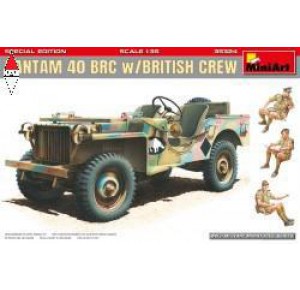 , , , MINI ART 1/35 BANTAM 40 BRC W/BRITISH CREW. SPECIAL EDITION