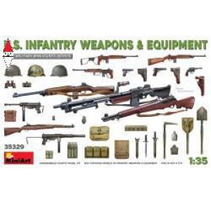 , , , MINI ART 1/35 U.S. INFANTRY WEAPONS  AND EQUIPMENT