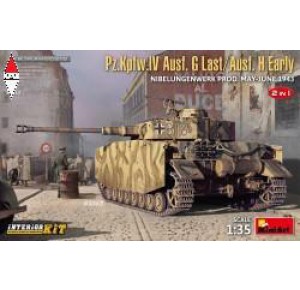 , , , MINI ART 1/35 PZ.KPFW.IV AUSF. G-LAST/H-EARLY NIBELUNGENW. 2IN1 INTERIOR KIT