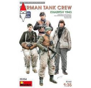 , , , MINI ART 1/35 GERMAN TANK CREW. KHARKOV 1943. RESIN HEADS