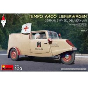 , , , MINI ART 1/35 TEMPO A400 LIEFERWAGEN. GERMAN 3-WHEEL DELIVERY VAN