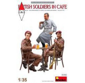 , , , MINI ART 1/35 BRITISH SOLDIERS IN CAFE