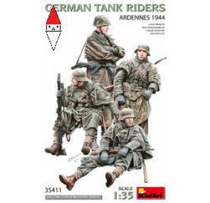 , , , MINI ART 1/35 GERMAN TANK RIDERS (ARDENNES 1944) INCLUDE 4 FIGURE