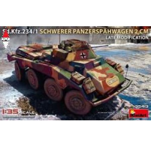 , , , MINI ART 1/35 SD.KFZ.234/1 SCHWERER PANZERSPAHWAGEN (2 CM). LATE MOD