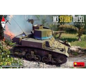 , , , MINI ART 1/35 M3 STUART DIESEL EARLY PRODUCTION