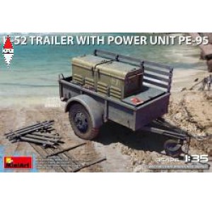 , , , MINI ART 1/35 K-52 TRAILER WITH POWER UNIT PE-95