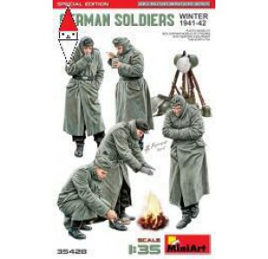 , , , MINI ART 1/35 GERMAN SOLDIERS (WINTER 1941-42) SPECIAL EDITION