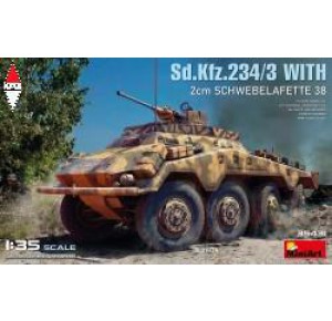 , , , MINI ART 1/35 SD.KFZ.234/3 WITH 2CM SCHWEBELAFETTE 38