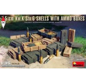 , , , MINI ART 1/35 7,5 CM KW.K STU.G SHELLS WITH AMMO BOXES