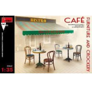 , , , MINI ART 1/35 CAFE FURNITURE AND CROCKERY