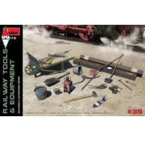 , , , MINI ART 1/35 RAILWAY TOOLS  AND  EQUIPMENT