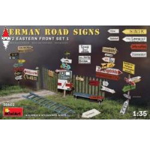 , , , MINI ART 1/35 GERMAN ROAD SIGNS WW2 (EASTERN FRONT SET 1)