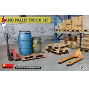 , , , MINI ART 1/35 HAND PALLET TRUCK SET