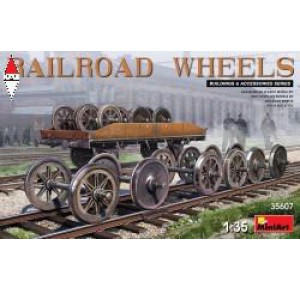 , , , MINI ART 1/35 RAILROAD WHEELS
