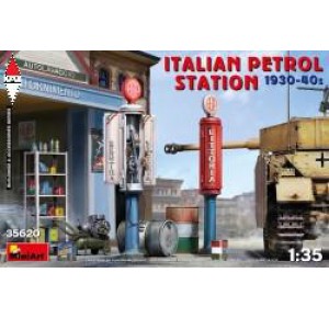 , , , MINI ART 1/35 ITALIAN PETROL STATION 1930-40S