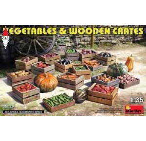 , , , MINI ART 1/35 VEGETABLES  AND WOODEN CRATES