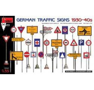 , , , MINI ART 1/35 GERMAN TRAFFIC SIGNS 1930-40S