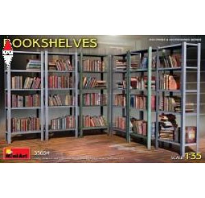 , , , MINI ART 1/35 BOOKSHELVES