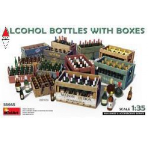 , , , MINI ART 1/35 ALCOHOL BOTTLES WITH BOXES