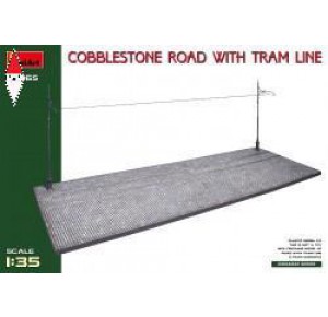 , , , MINI ART 1/35 COBBLESTONE ROAD WITH TRAM LINE (INJECTION MOLD)