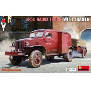 , , , MINI ART 1/35 K-51 RADIO TRUCK WITH TRAILER