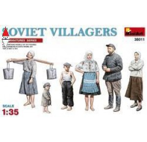 , , , MINI ART 1/35 SOVIET VILLAGERS