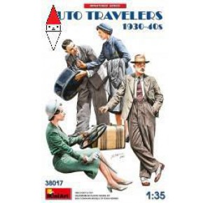 , , , MINI ART 1/35 AUTO TRAVELERS 1930-40S