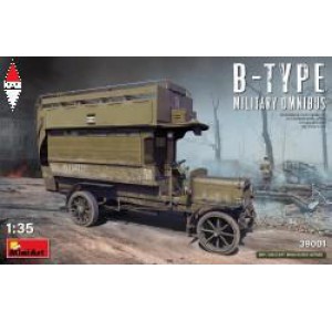 , , , MINI ART 1/35 B-TYPE MILITARY OMNIBUS NUOVI STAMPI