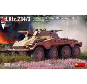 , , , MINI ART 1/35 SD.KFZ.234/3 SCHWERER PANZERSPAHWAGEN STUMMEL