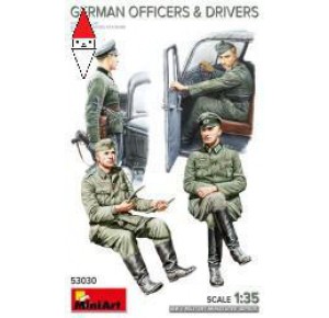 , , , MINI ART 1/35 GERMAN OFFICERS AND DRIVERS