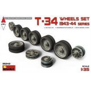 , , , MINI ART 1/35 T-34 WHEELS SET 1943-44 SERIES