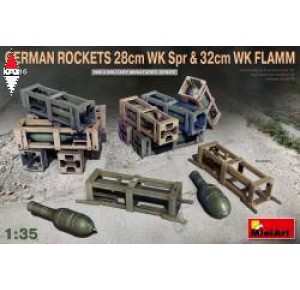 , , , MINI ART 1/35 GERMAN ROCKETS 28CM WK SPR AND 32CM WK FLAMM