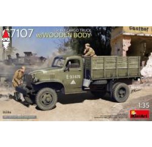 , , , MINI ART 1/35 1.5T 4X4 G7107 CARGO TRUCK W/WOODEN BODY